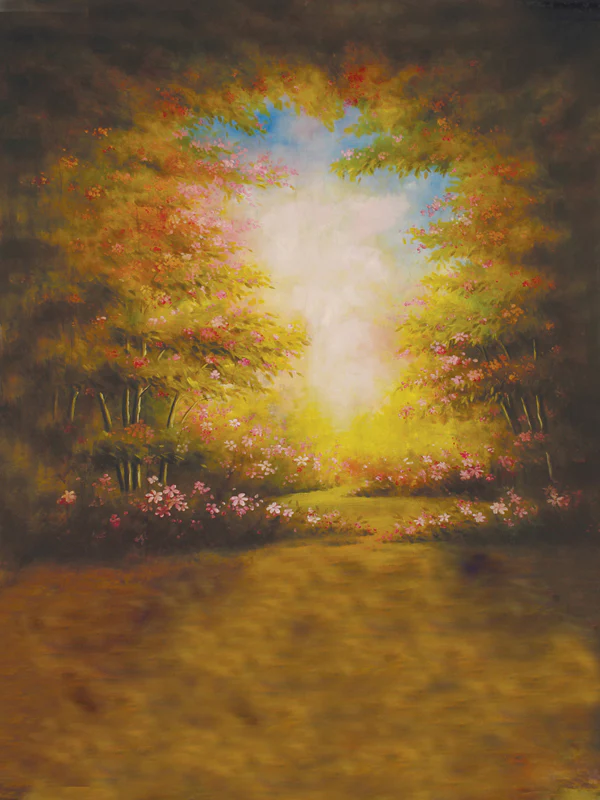 Kate Abstract Vintage Backdrop Retro Oil Painting for Photography - Image 2