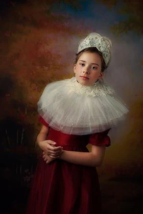 Kate Abstract Vintage Backdrop Retro Oil Painting for Photography - Image 3