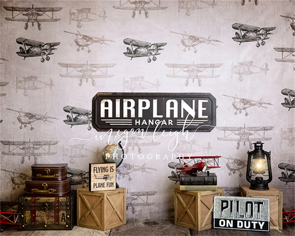 Kate Air Plane Hanger Backdrop Designed by Megan Leigh Photography - Image 3