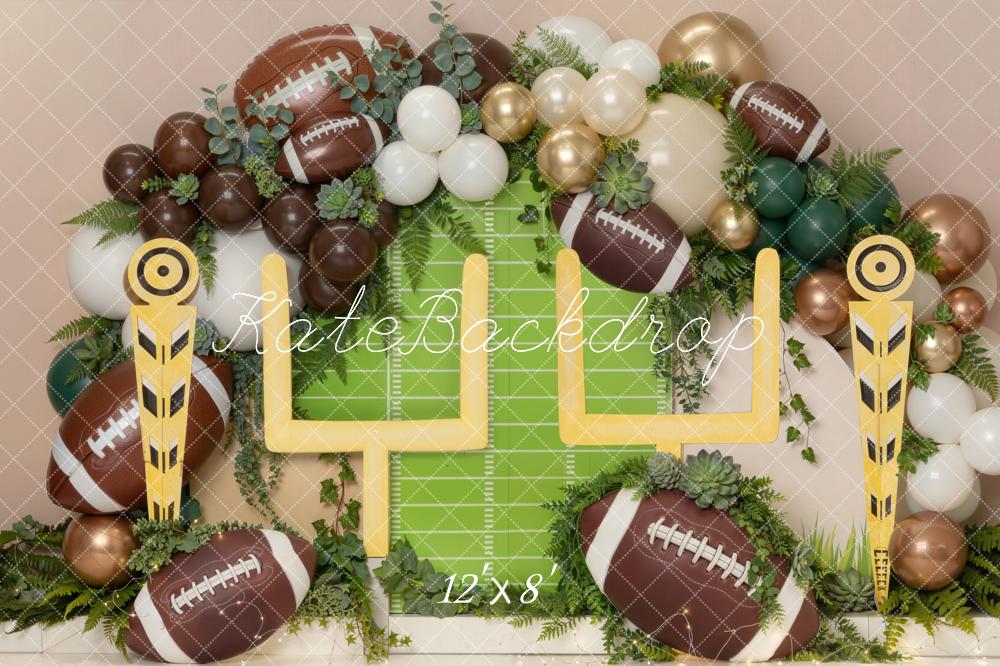 Kate Football Field Goal Balloons Backdrop Designed by Chain Photography - Image 8