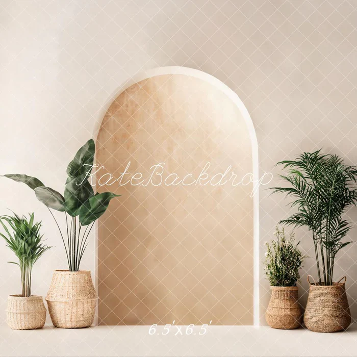Kate Boho Arch Green Plant Decoration Backdrop Designed by Emetselch - Image 4
