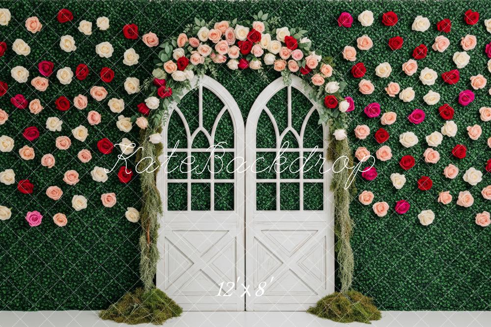 Kate Spring Greenery Arch Wall Windows Backdrop Designed by Patty Robert - Image 8