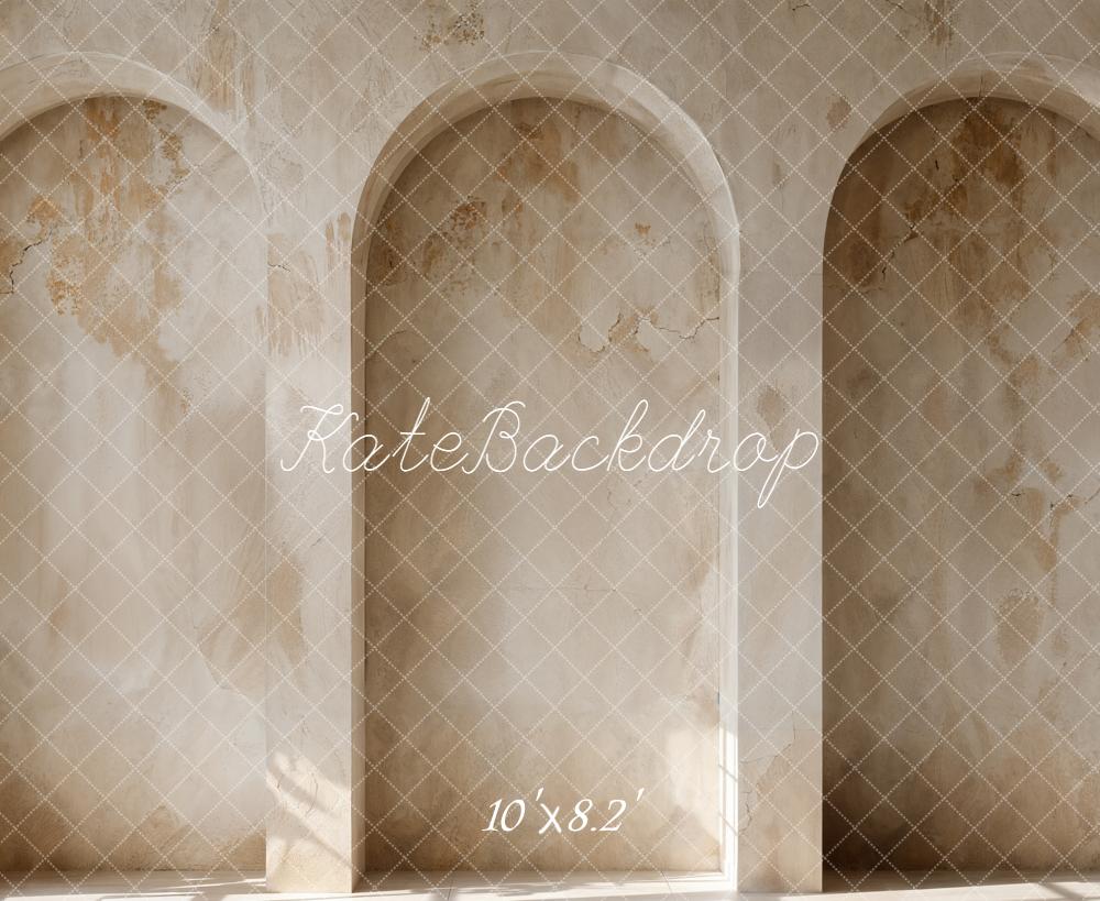 Kate Arched Niches Vintage Wall Fleece Backdrop Designed by Emetselch - Image 3