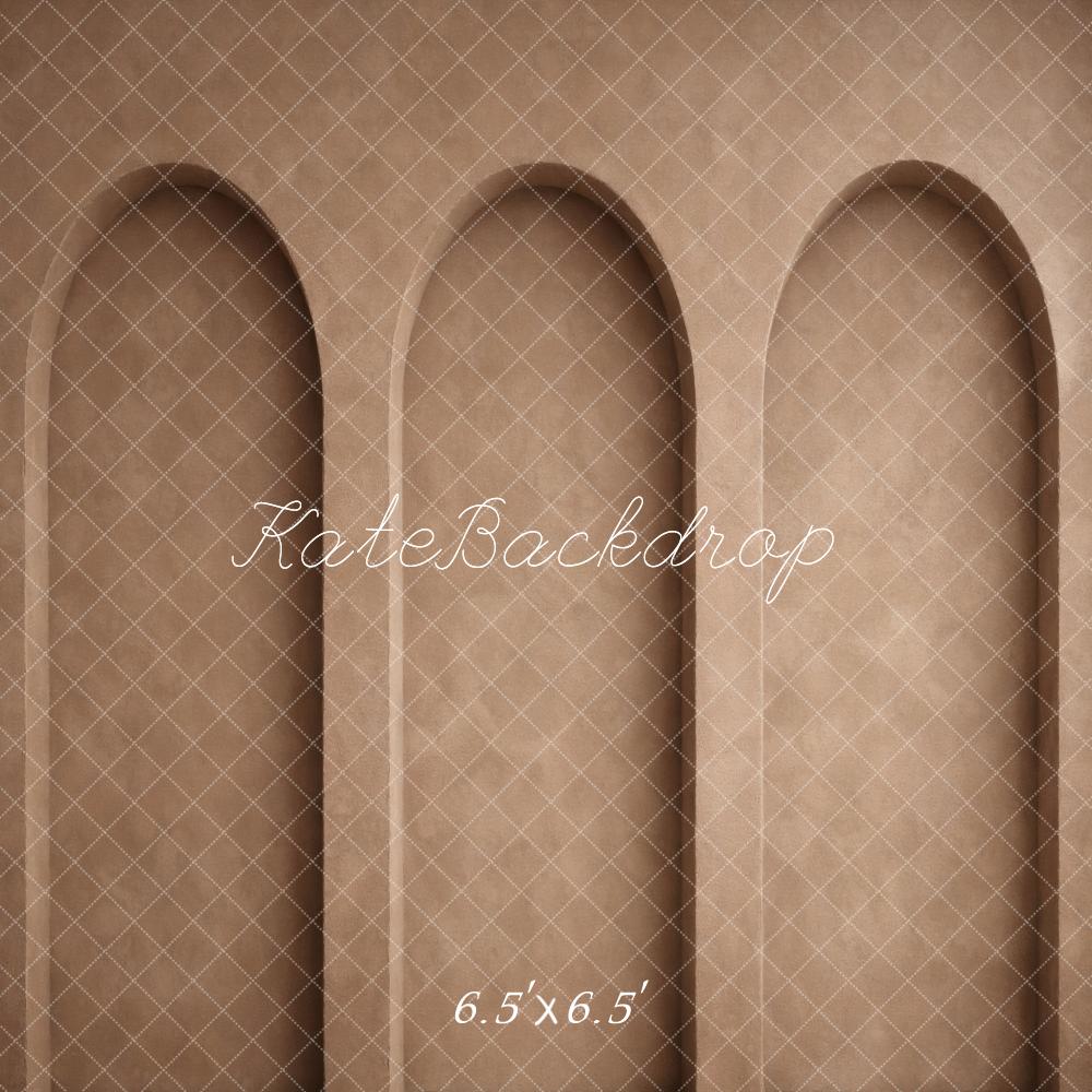 Kate Arched Retro Wall Brown Backdrop Designed by Vertigo Productions - Image 2