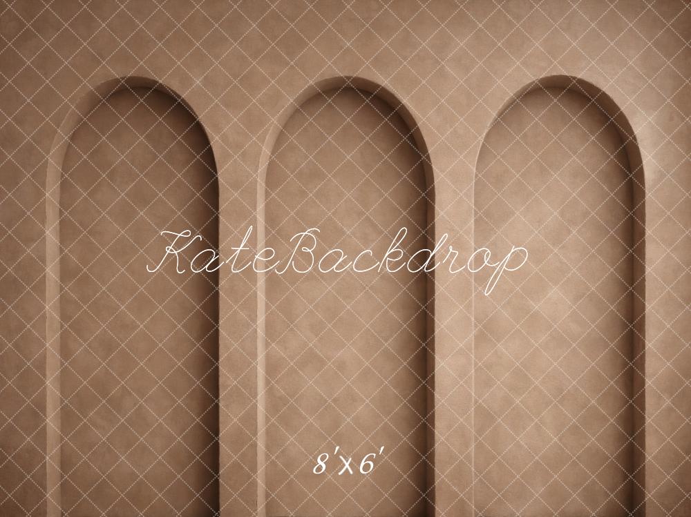 Kate Arched Retro Wall Brown Backdrop Designed by Vertigo Productions - Image 3