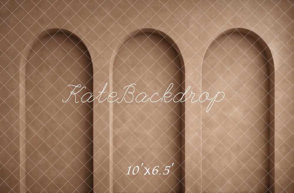 Kate Arched Retro Wall Brown Backdrop Designed by Vertigo Productions - Image 4