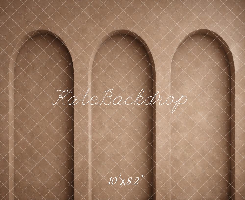 Kate Arched Retro Wall Brown Backdrop Designed by Vertigo Productions - Image 6