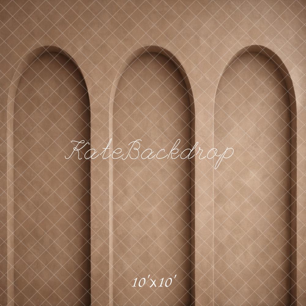 Kate Arched Retro Wall Brown Backdrop Designed by Vertigo Productions - Image 7