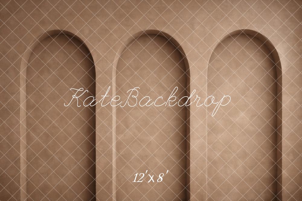 Kate Arched Retro Wall Brown Backdrop Designed by Vertigo Productions - Image 8