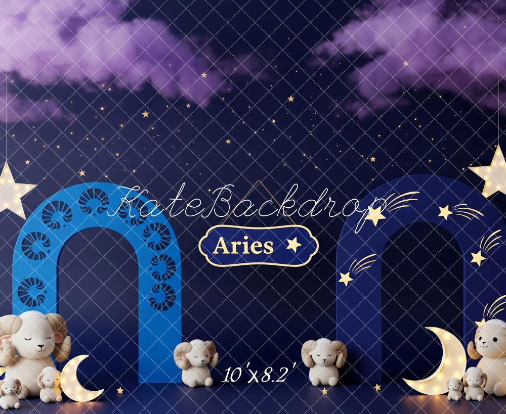 Kate Aries Star Arch Sheep Night Backdrop Designed by Patty Robert - Image 6