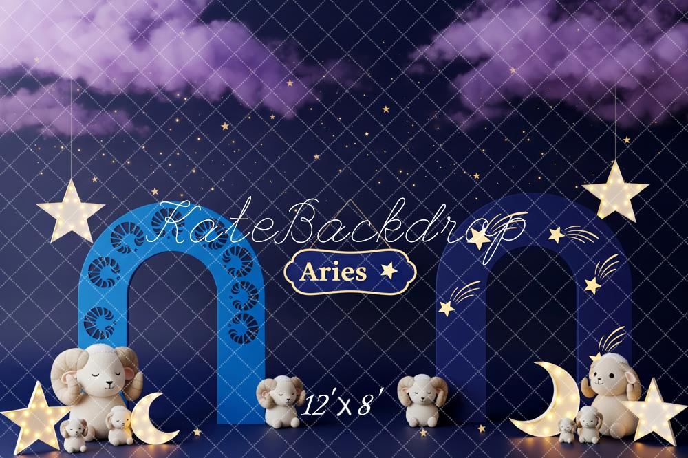 Kate Aries Star Arch Sheep Night Backdrop Designed by Patty Robert - Image 8
