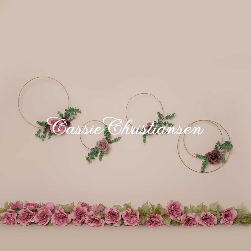 Kate Art Color Garland Rose Flower Children Backdrop Designed by Cassie Christiansen - Image 4