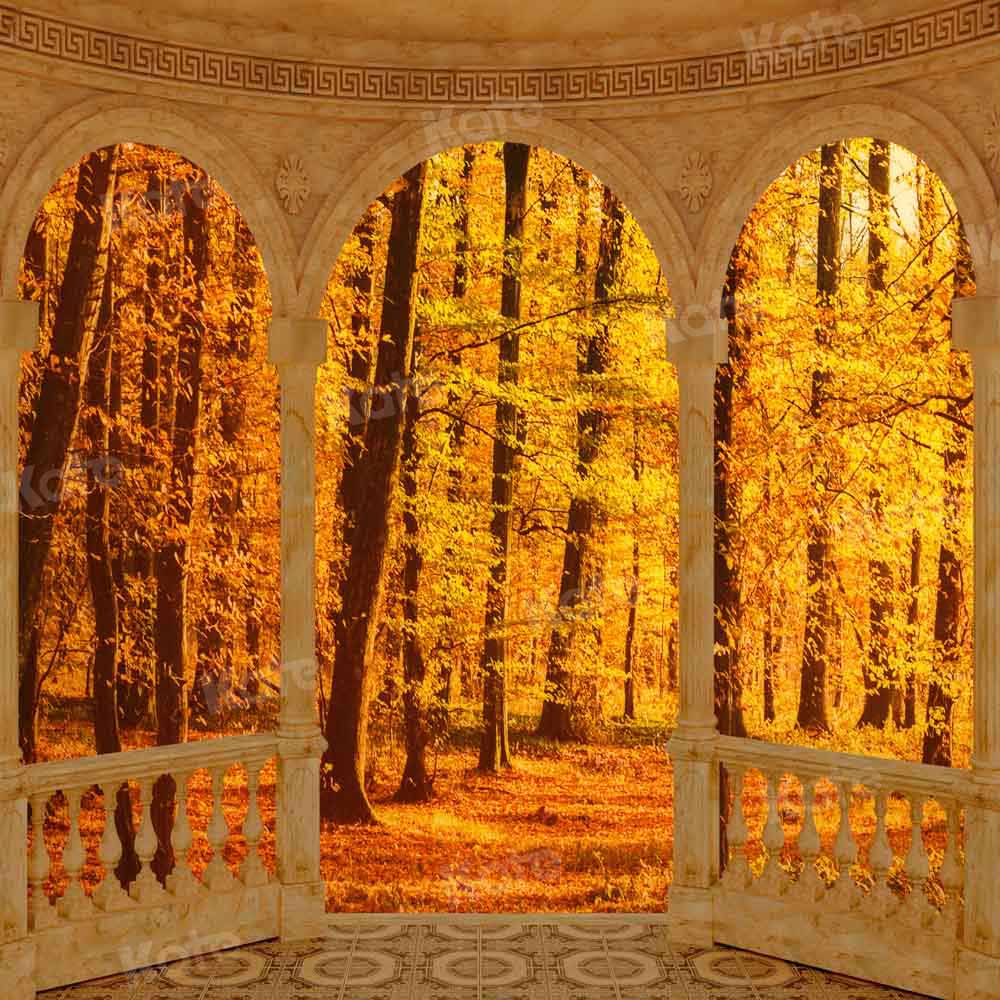 Kate Autumn Deciduous Woods Backdrop Designed by Chain Photography - Image 2