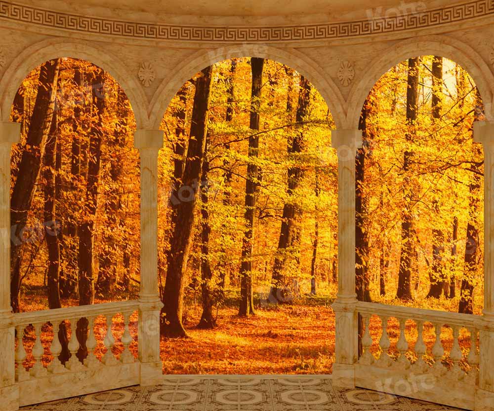 Kate Autumn Deciduous Woods Backdrop Designed by Chain Photography - Image 3
