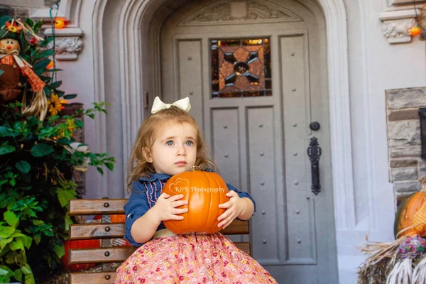 Kate Autumn Halloween house door backdrop - Image 3