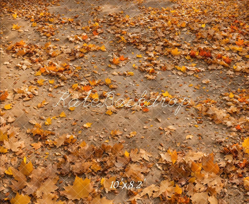 Kate Autumn Leaves Ground Floor Backdrop Designed by Emetselch - Image 5