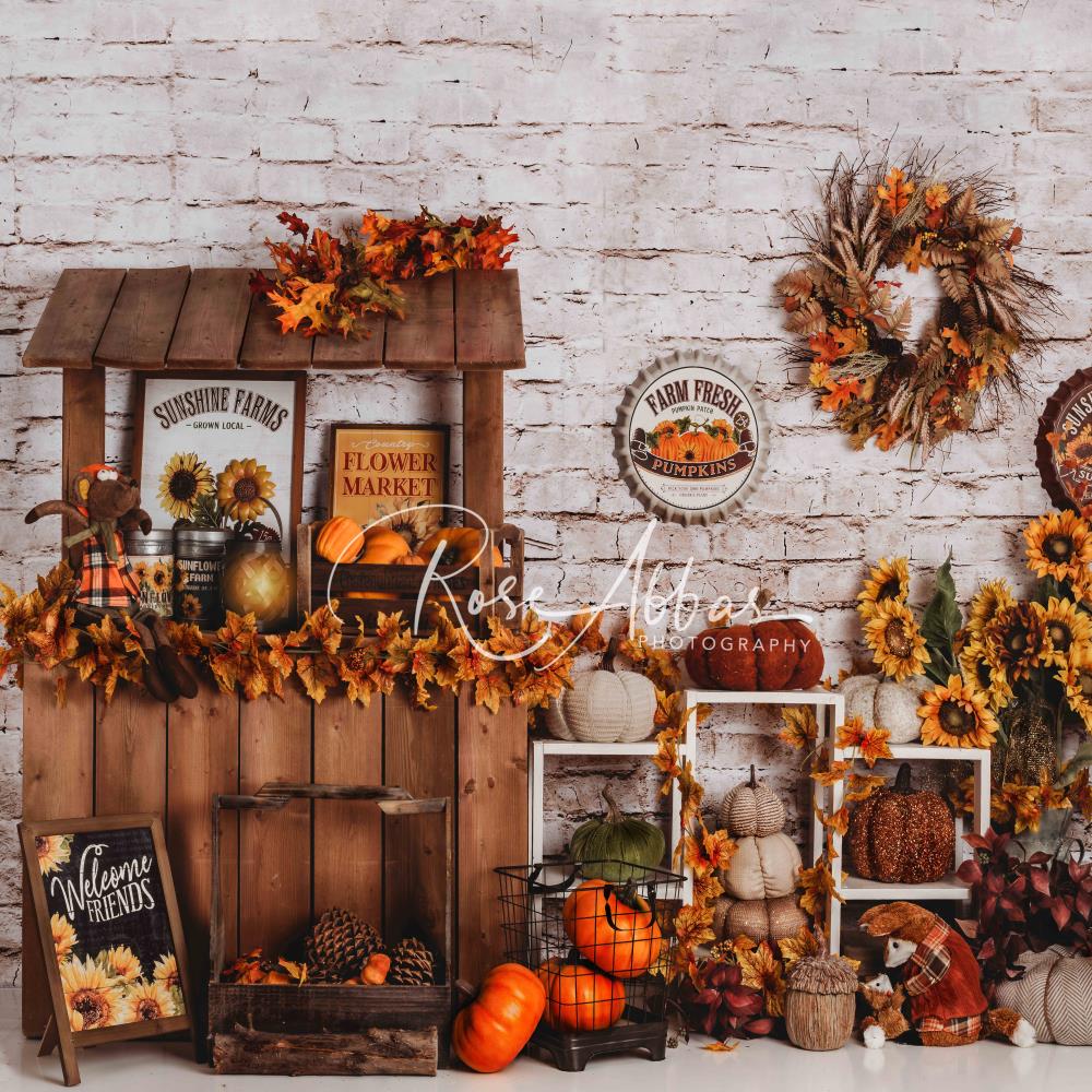 Kate Autumn Market Thanksgiving Backdrop Designed By Rose Abbas - Image 3