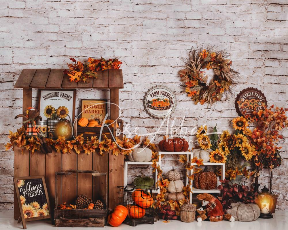 Kate Autumn Market Thanksgiving Backdrop Designed By Rose Abbas - Image 4