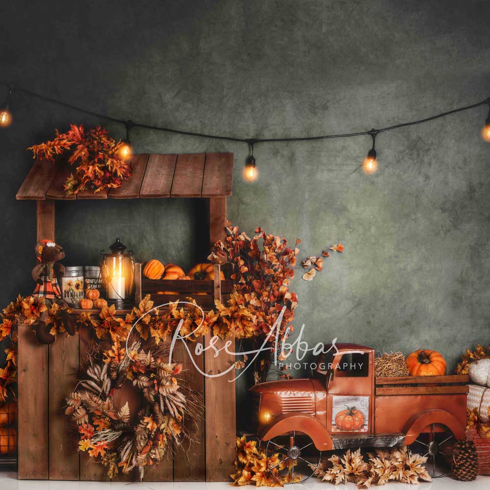 Kate Autumn Market With Truck Harvast Backdrop Designed By Rose Abbas - Image 4