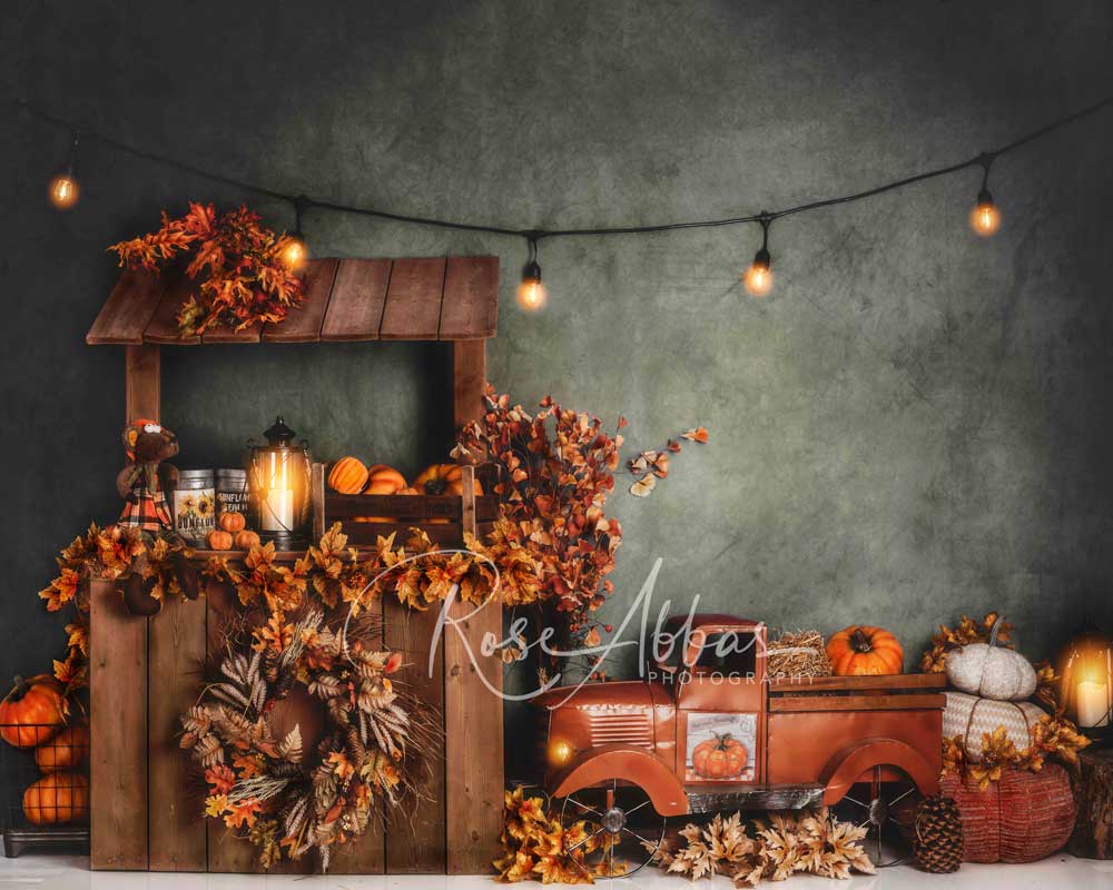 Kate Autumn Market With Truck Harvast Backdrop Designed By Rose Abbas - Image 5