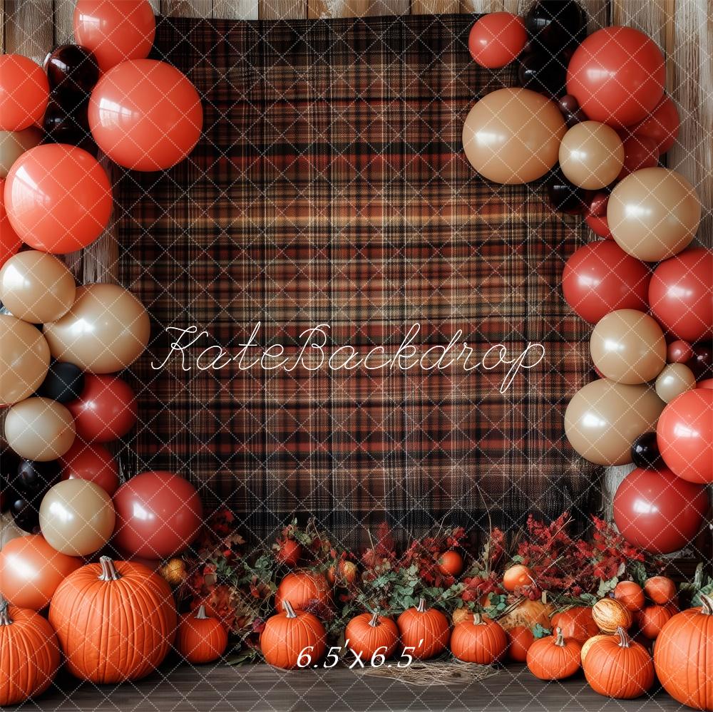 Kate Autumn Pumpkin Balloon Arch Backdrop Designed by Patty Robert - Image 2