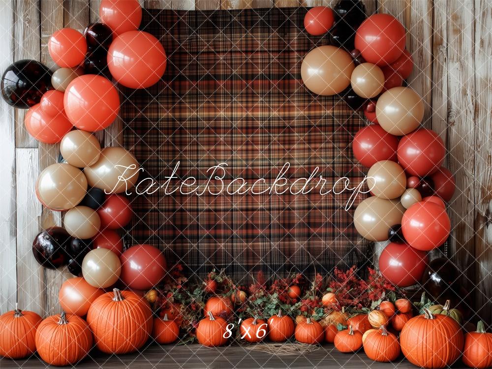 Kate Autumn Pumpkin Balloon Arch Backdrop Designed by Patty Robert - Image 3