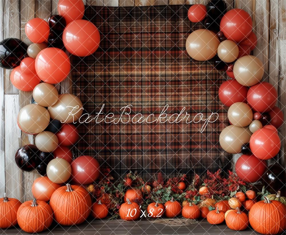 Kate Autumn Pumpkin Balloon Arch Backdrop Designed by Patty Robert - Image 5
