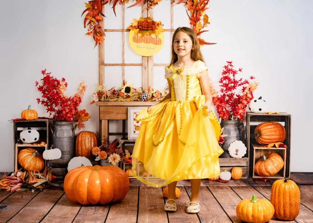 Kate Autumn Thanksgiving Leaves Backdrop Designed by Uta Mueller Photography - Image 8