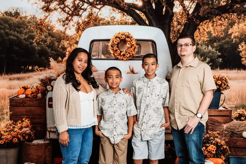 Kate Autumn Truck Pumpkin Backdrop Designed by Emetselch - Image 8