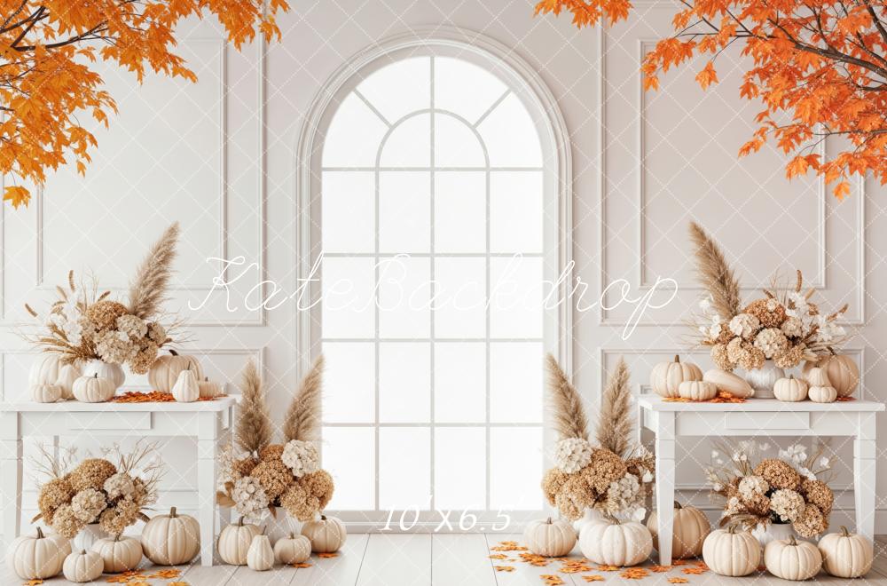 Kate Autumn White Window Backdrop Designed by Patty Robert - Image 2