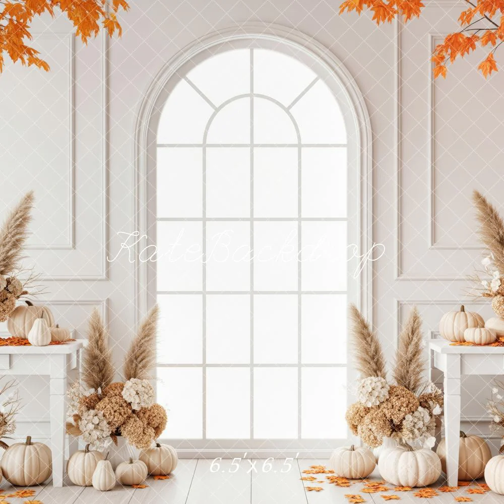 Kate Autumn White Window Backdrop Designed by Patty Robert - Image 3