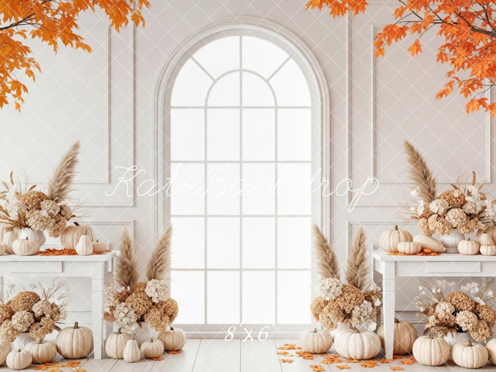 Kate Autumn White Window Backdrop Designed by Patty Robert - Image 4