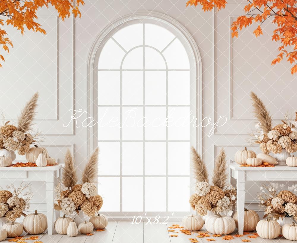 Kate Autumn White Window Backdrop Designed by Patty Robert - Image 5