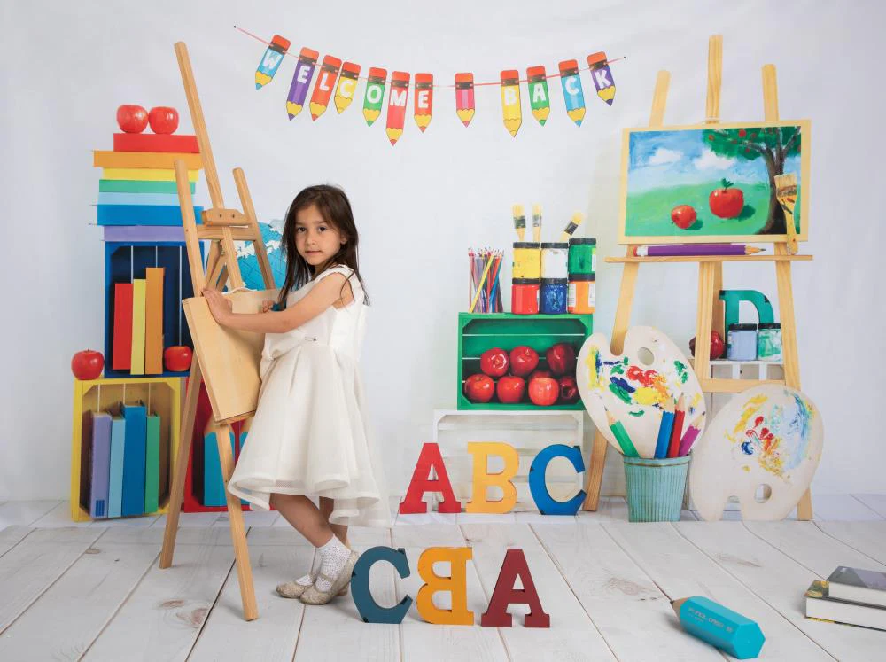 Kate Back to School Artist Backdrop Designed by Emetselch - Image 5
