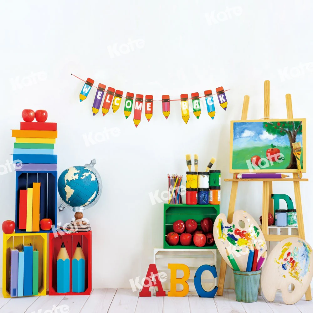 Kate Back to School Artist Backdrop Designed by Emetselch - Image 6