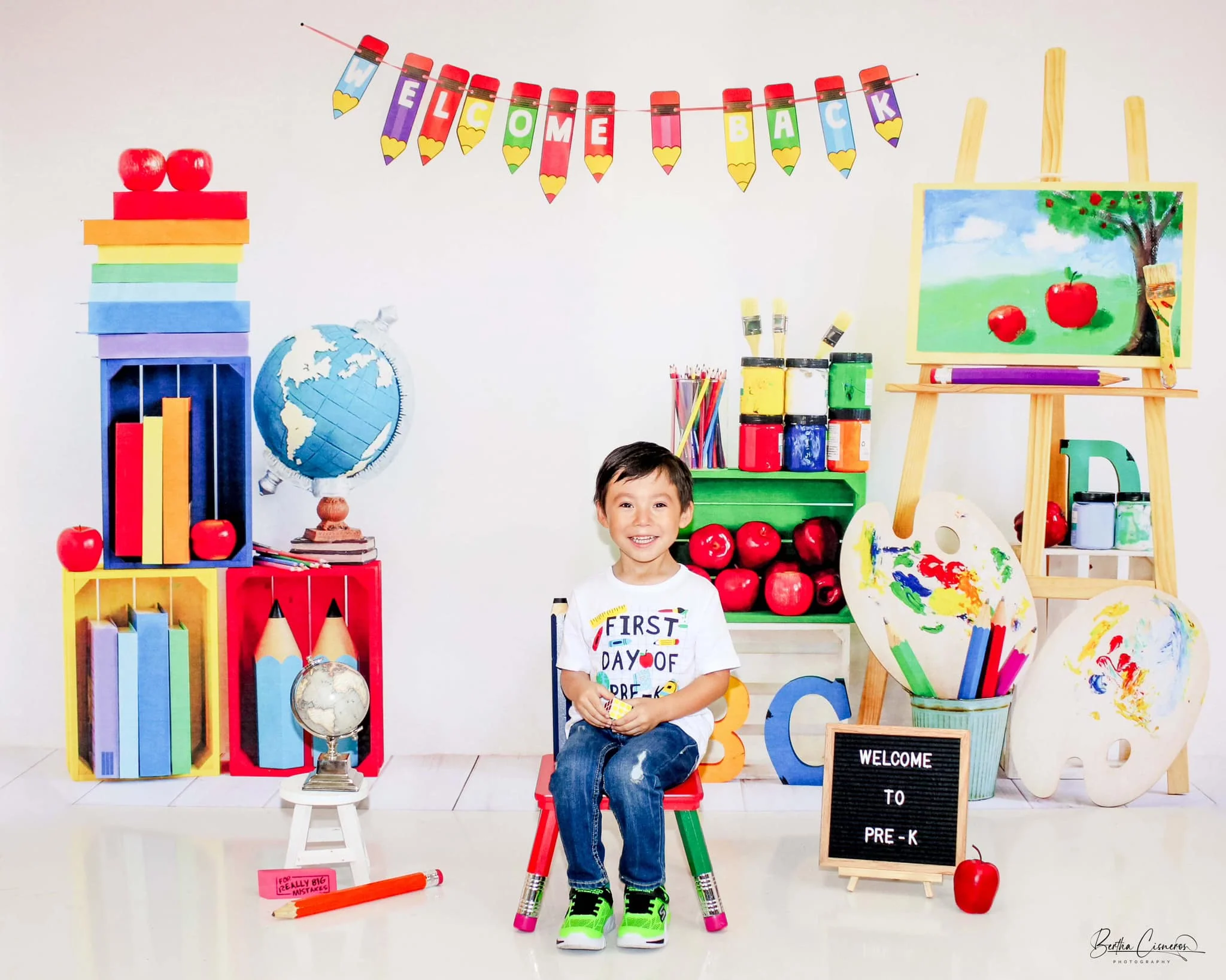 Kate Back to School Artist Backdrop Designed by Emetselch - Image 9
