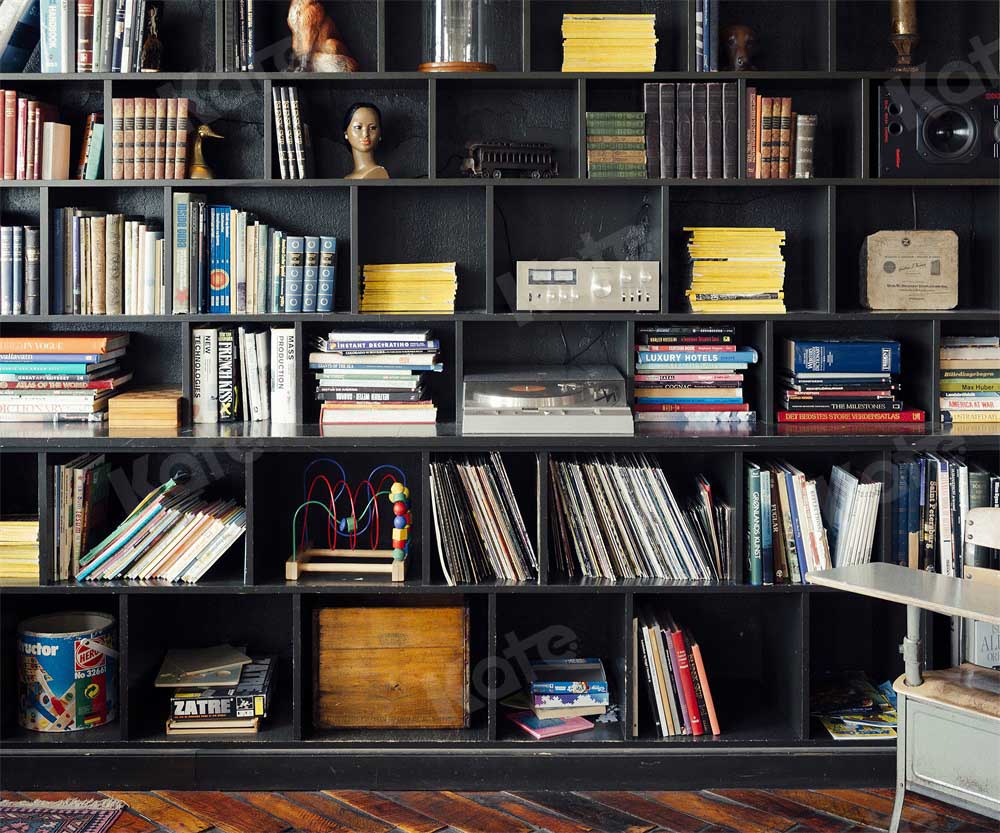 Kate Back To School Backdrop Bookshelf Designed by Chain Photography - Image 3