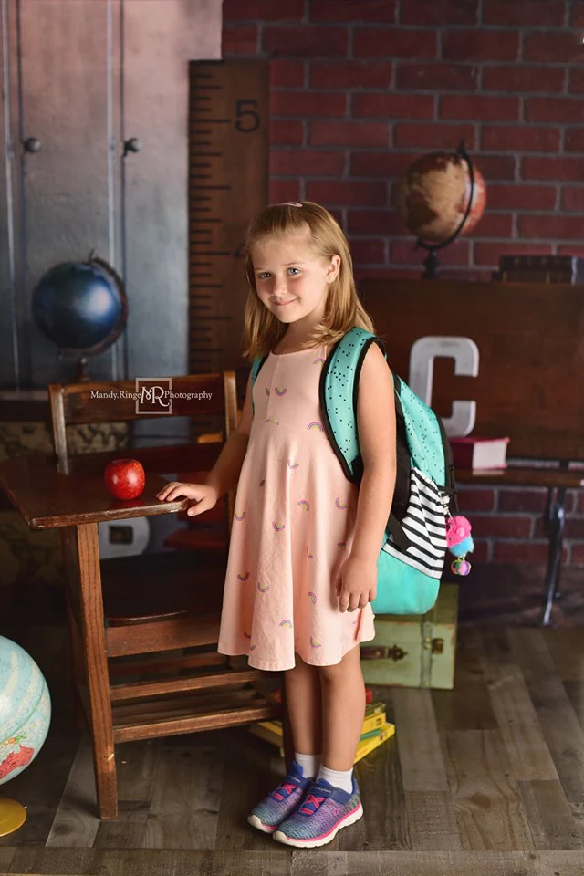 Kate  Back to School  Backdrop for Photography Designed By Erin Larkins - Image 4
