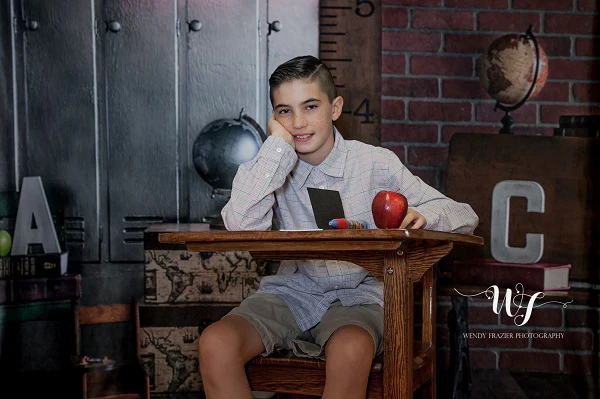 Kate  Back to School  Backdrop for Photography Designed By Erin Larkins - Image 7