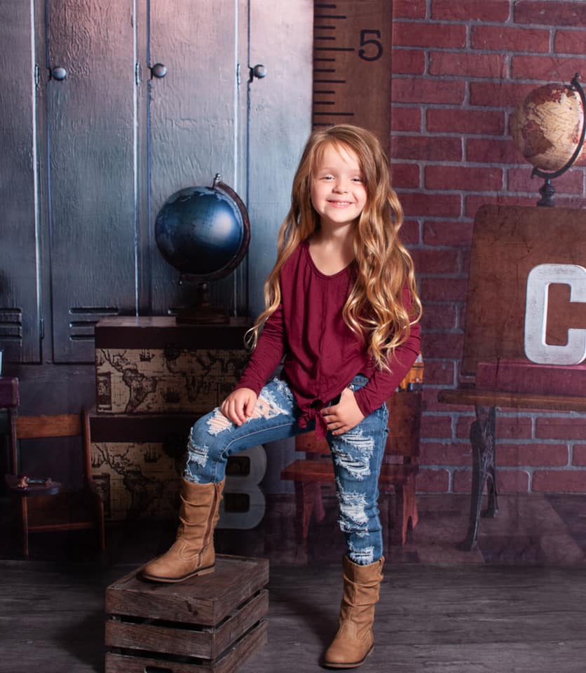 Kate  Back to School  Backdrop for Photography Designed By Erin Larkins - Image 9