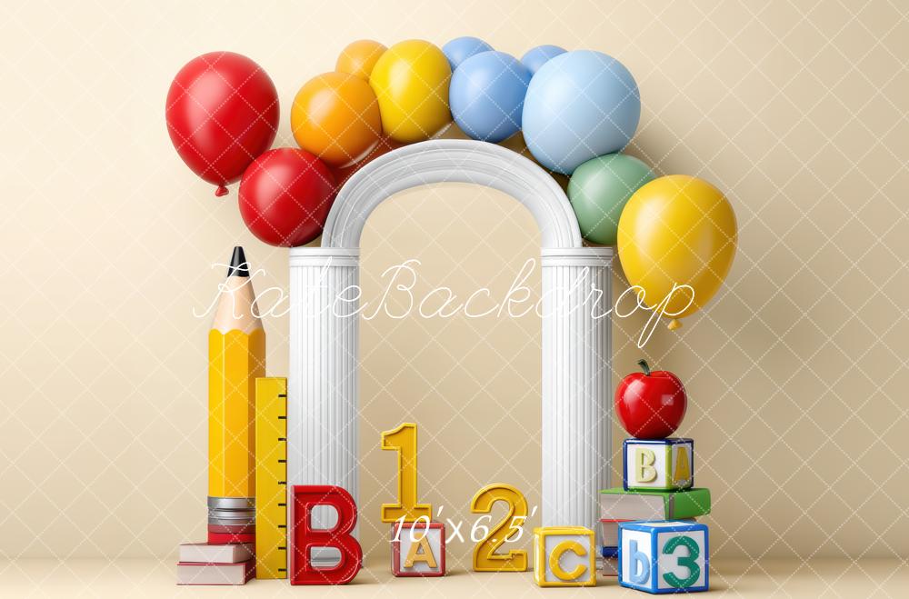 Kate Back to School Balloon Arch Pencil Backdrop Designed by Mini MakeBelieve - Image 5