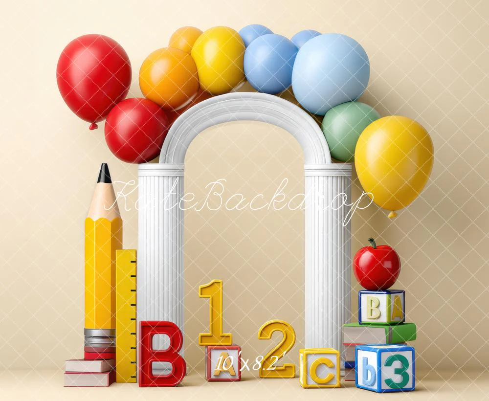 Kate Back to School Balloon Arch Pencil Backdrop Designed by Mini MakeBelieve - Image 7
