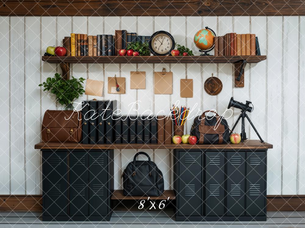 Kate Back to School Black Bookshelf Backdrop Designed by Emetselch - Image 5