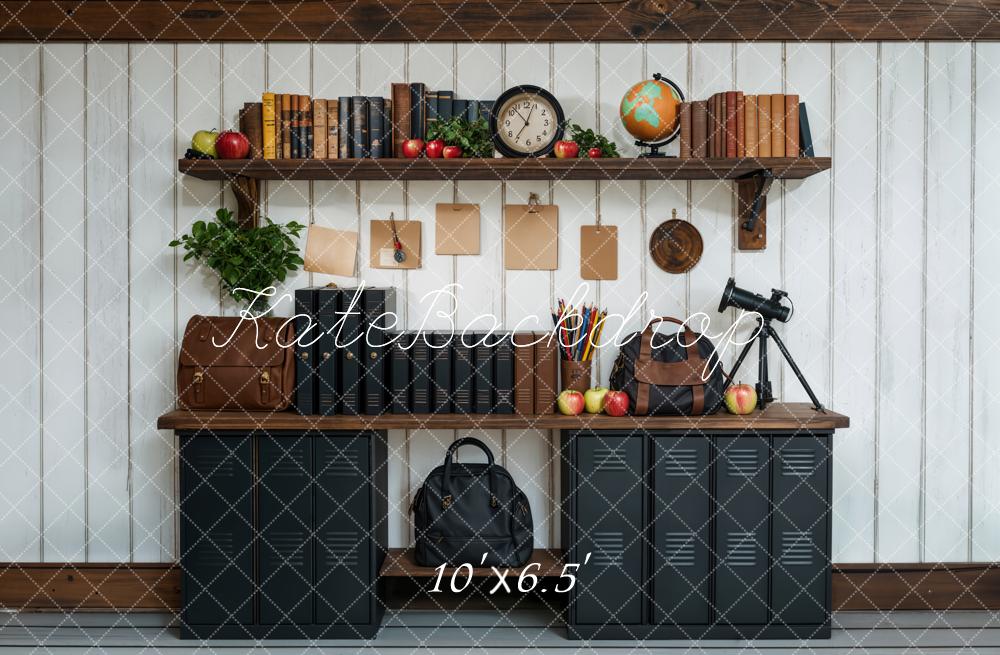 Kate Back to School Black Bookshelf Backdrop Designed by Emetselch - Image 6