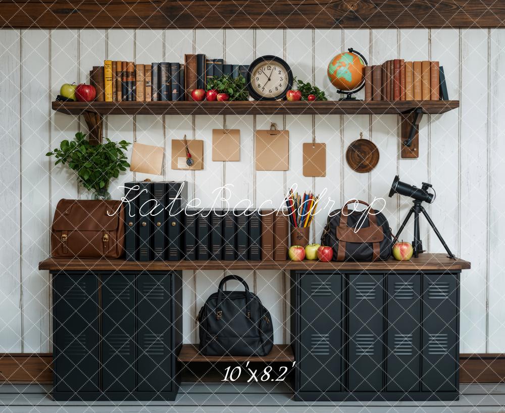 Kate Back to School Black Bookshelf Backdrop Designed by Emetselch - Image 7