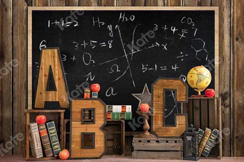 Kate Back to School Blackboard Children Backdrop Designed by Emetselch - Image 2