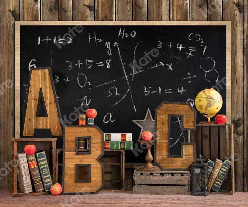 Kate Back to School Blackboard Children Backdrop Designed by Emetselch - Image 5
