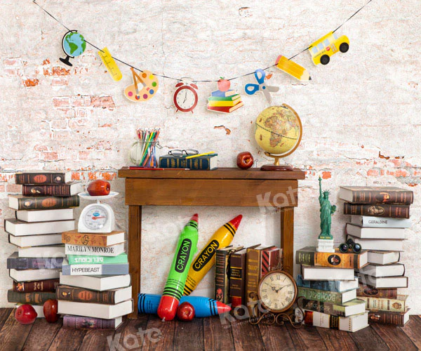 Kate Back to School Book Backdrop Designed by Emetselch - Image 3
