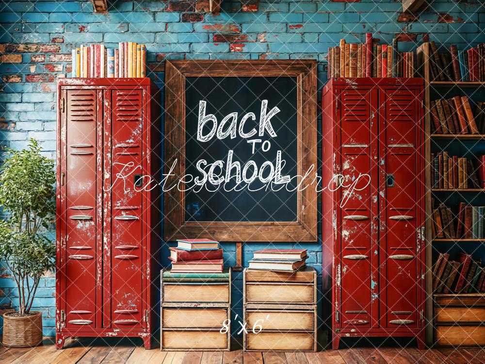 Kate Back to School Chalkboard Locker Backdrop Designed by Emetselch - Image 6