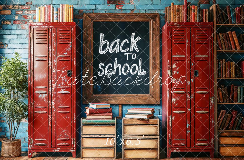 Kate Back to School Chalkboard Locker Backdrop Designed by Emetselch - Image 7